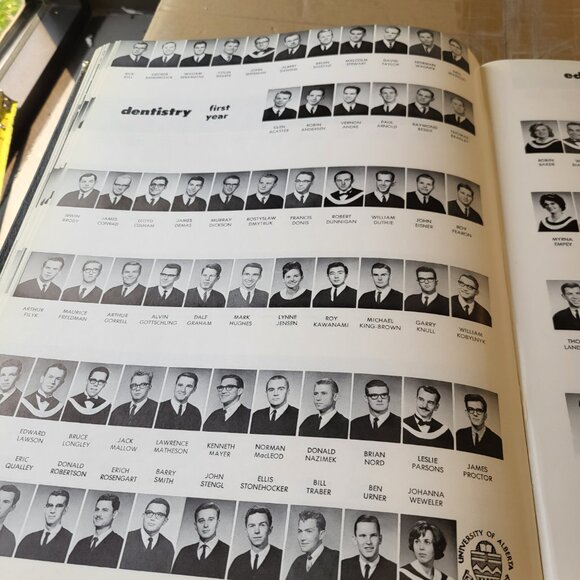 Vtg 1965 The University of Alberta Evergreen & Gold Yearbook - Picture 12 of 13
